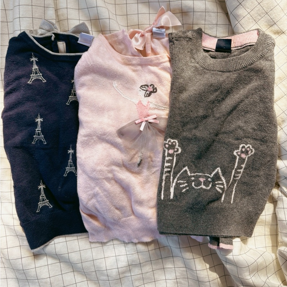 3 Janie & Jack sweaters